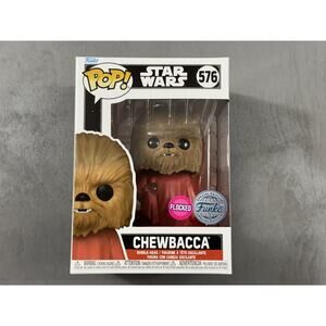 Funko Pop Star Wars Chewbacca 576 Flocked Special Edition Bobblehead Figure